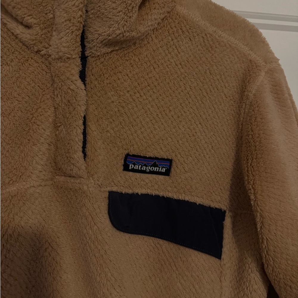 Patagonia Pink and Grey Fleece Jacket